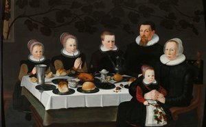 全家福，1627年 作者 未知未知
